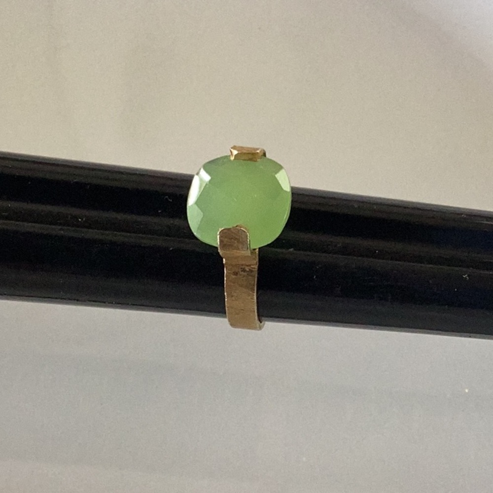 Green Chalcedony Ring - image 2